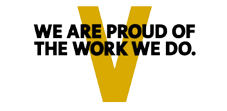 V- we are proud of the work