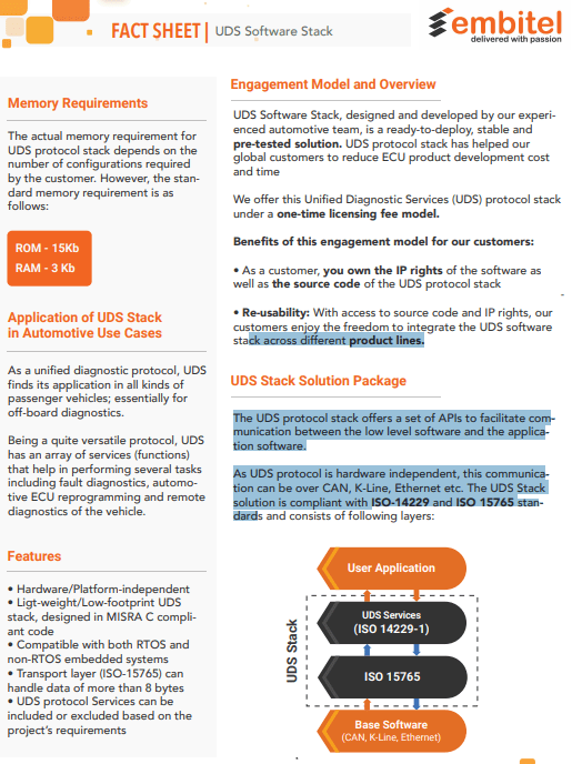 UDS protocol stack hand-book