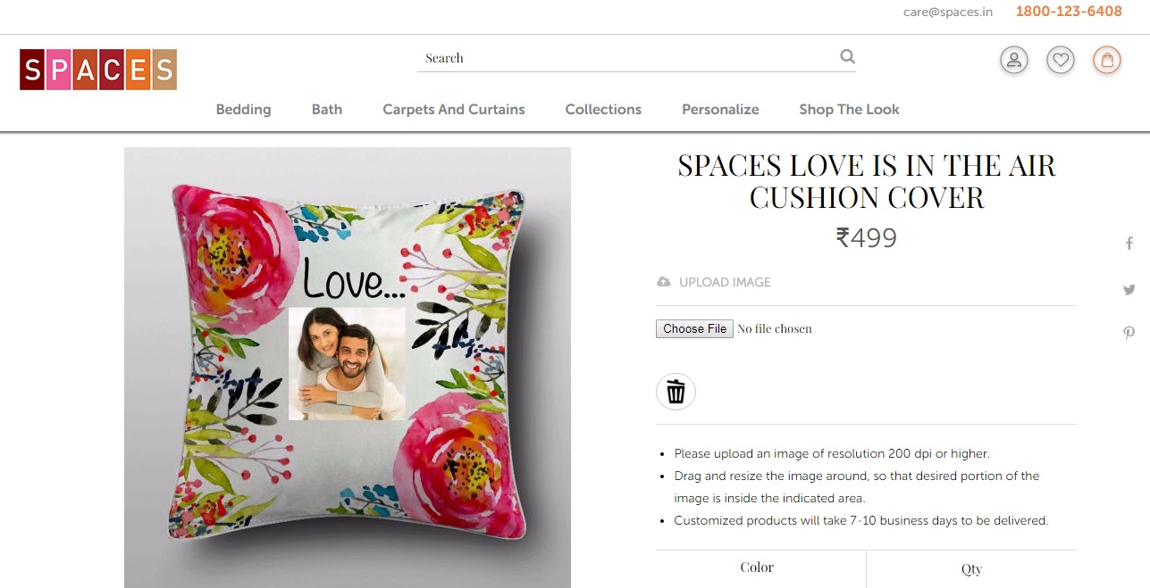 WElspun personalization