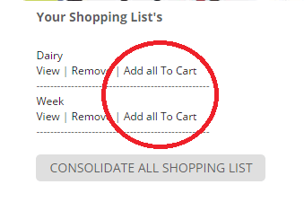 Grocery webstore